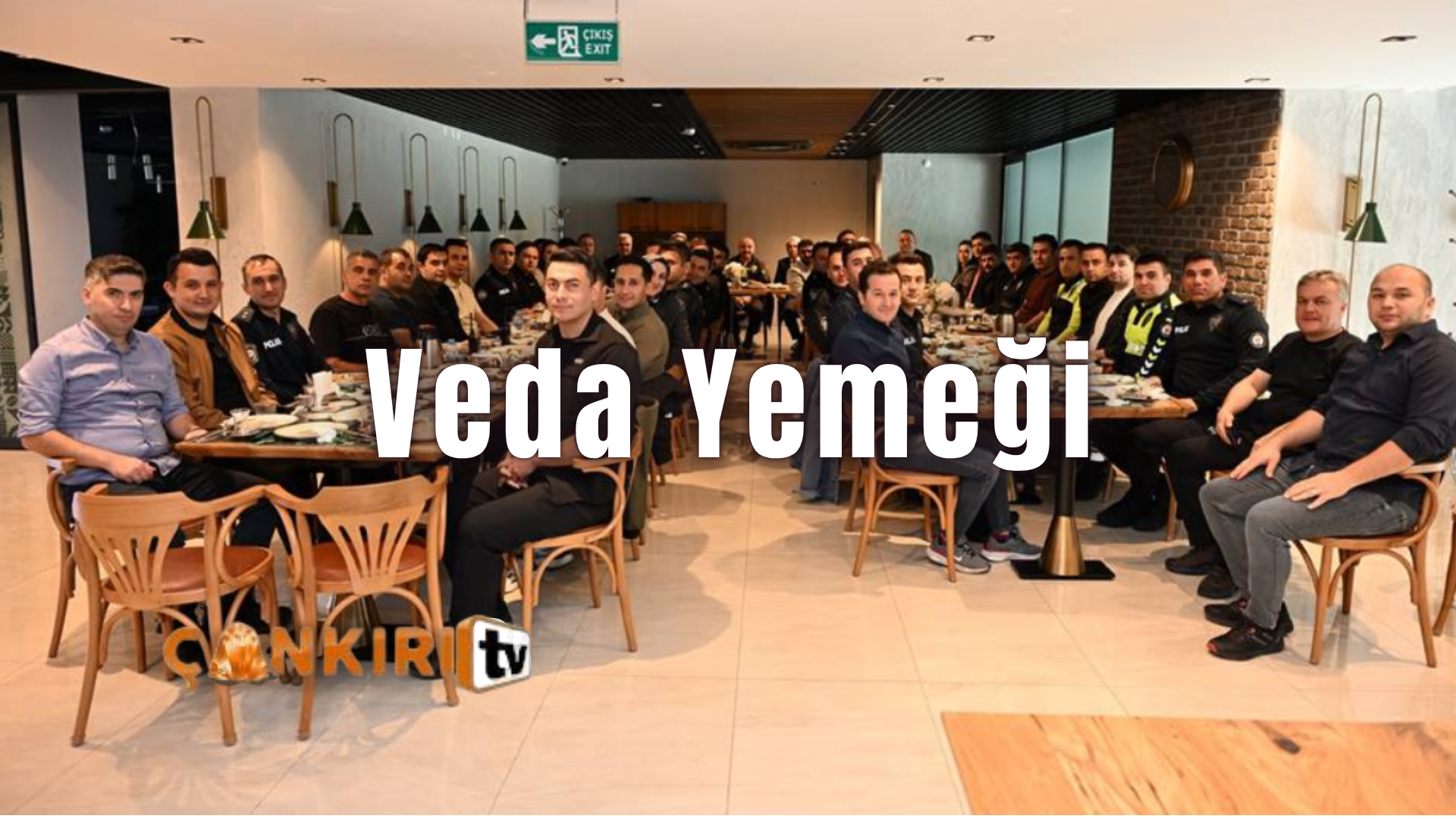 Çankırı Emniyeti'nde Aytekin Canitez'e Veda